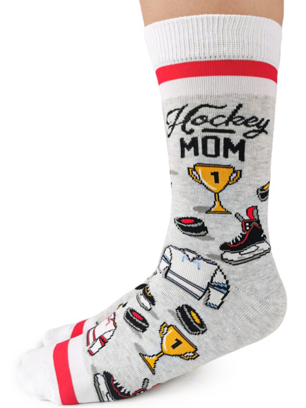 NWT Hockey Mom Women's Crew Socks | Uptown Sox Crew Socks